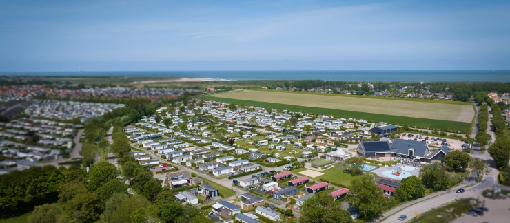 Luchtfoto camping Zonneweelde 2023